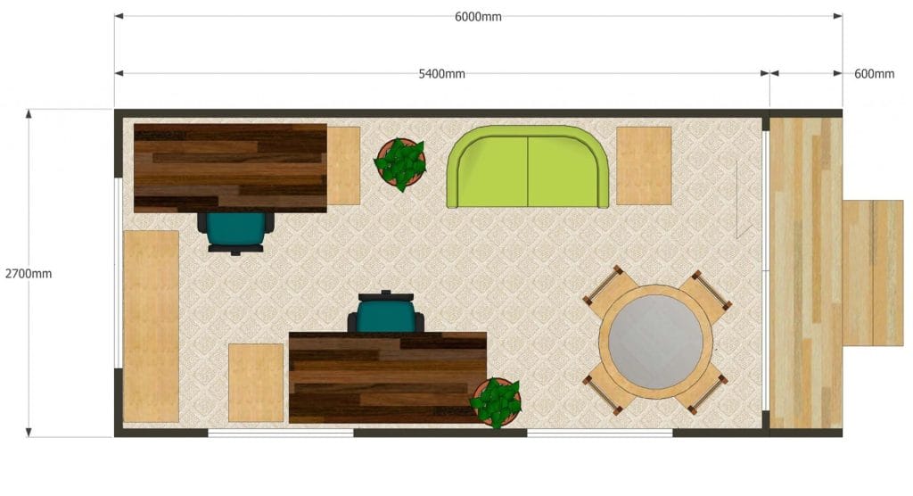 Mopod portable office